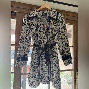 Gianfranco Ferre Jeans Floral Trench Coat
